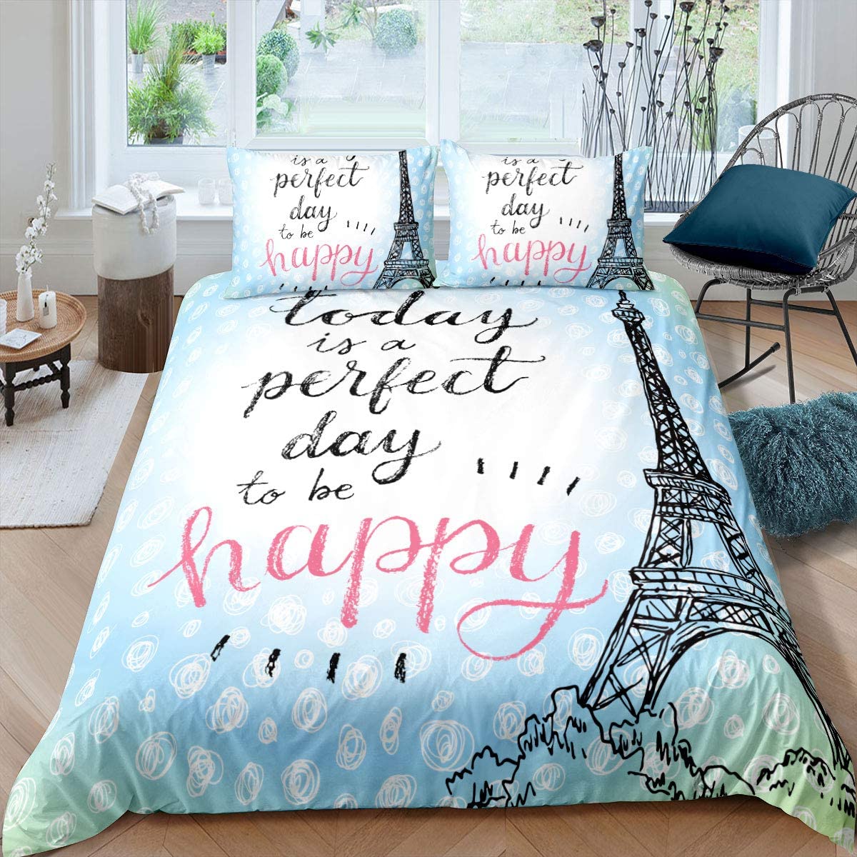 Duvet Cover Set Soft London Themed Comforter Cover Set 3 Pieces - Anna's Linens Store