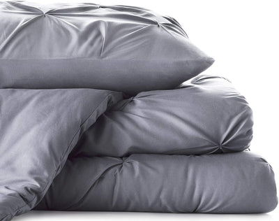 Gray Pinch Pleat