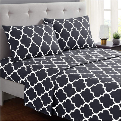 Quatrefoil Dark Gray