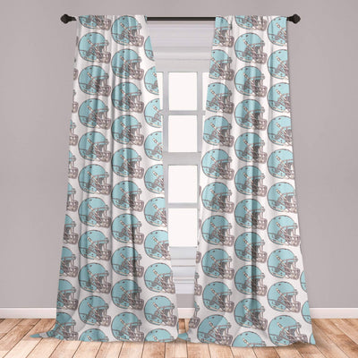 Leopard Texture Illustration Exotic Fauna Inspired Pattern Lightweight Decorative Panels Window Curtains Set of 2 Rod Pocket - Anna's Linens Store
