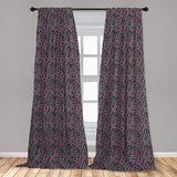 Leopard Print Window Curtains Leopard Texture Illustration Exotic Fauna Inspired Pattern Lightweight Decorative Panels Set of 2 with Rod Pocket 56" x 95" - Anna's Linens Store