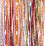 Crystal Beaded Curtain Tassel Curtain - Partition Door Curtain Beaded String Curtain Door Screen Panel Home Decor Divider Crystal Tassel Screen 90x200cm (2 Pack) - Anna's Linens Store