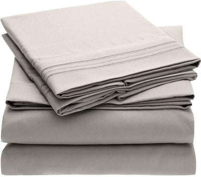 Brushed Microfiber Hypoallergenic 4 pcs Bedsheet Set - Anna's Linens Store