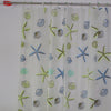 Shell Sea Star Bathroom Waterproof Shower Curtain 12 Hooks / 71" x 79" - Anna's Linens Store