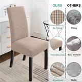 Dining Chair Covers Stretch Chair Covers Parsons Chair Slipcover Chair Covers for Dining Room Set of 2 - Anna's Linens Store