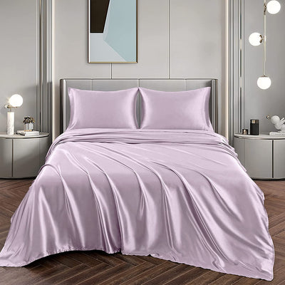 Satin Silky Soft 4 pcs Bed Sheets Set - Anna's Linens Store