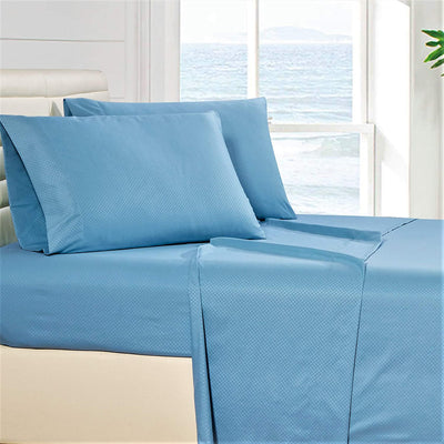 1800 Tread Wrinkle Stain Fade Resistant Hypoallergenic Deep Pocket 6 Pcs Bed Sheet Set - Anna's Linens Store