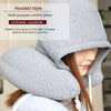 grey Hooded pillow