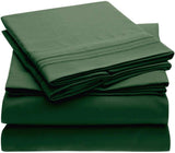 Brushed Microfiber Hypoallergenic 4 pcs Bedsheet Set