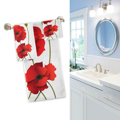 Soft Luxury Set of 3 Towels Bath Towel Hand Towel Washcloth Multipurpose for Bathroom Hotel Gym Spa and Beach - Anna's Linens Store