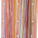 Crystal Beaded Curtain Tassel Curtain - Partition Door Curtain Beaded String Curtain Door Screen Panel Home Decor Divider Crystal Tassel Screen 90x200cm (2 Pack) - Anna's Linens Store