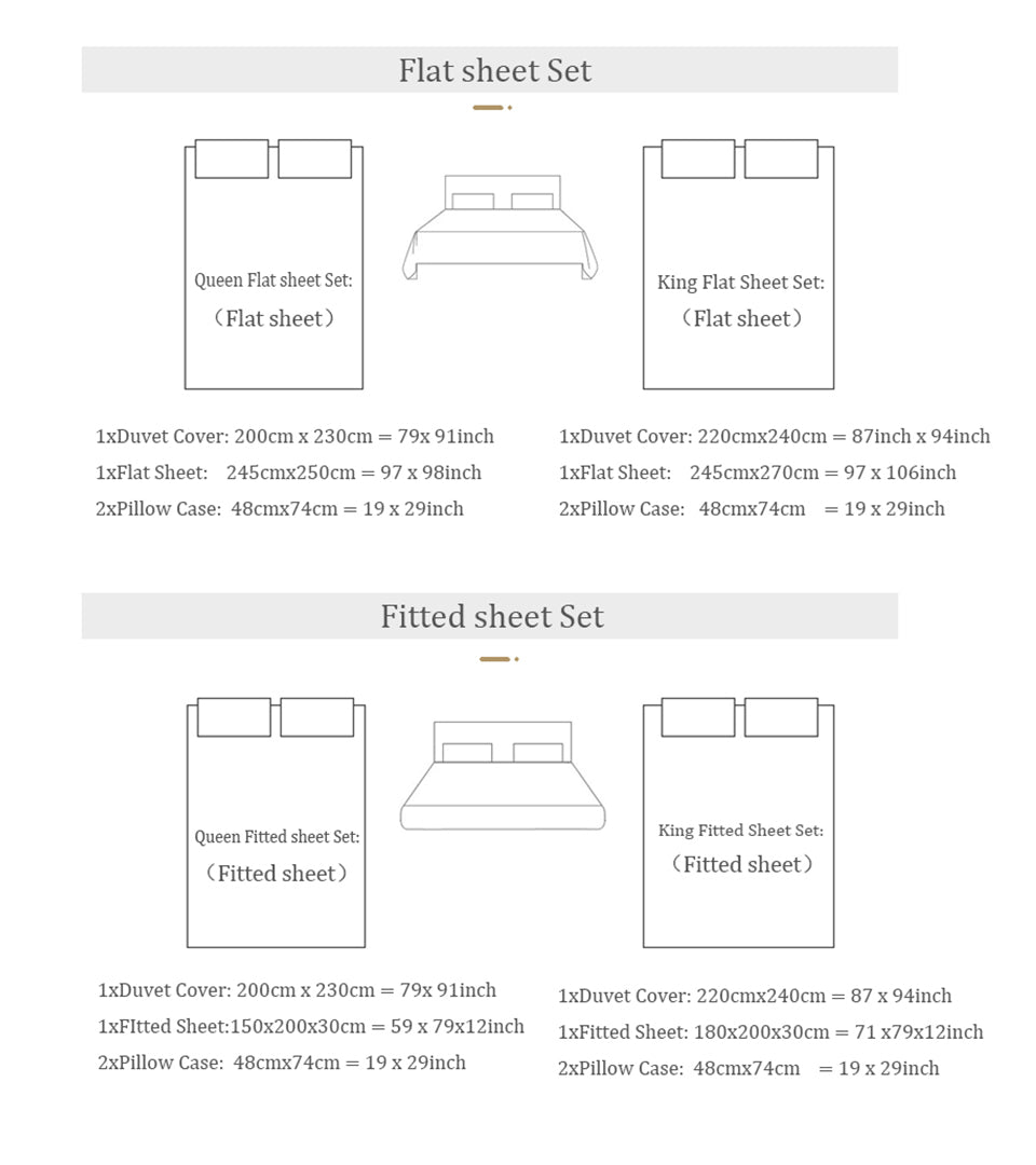 Beauty 25 Momme Mulberry Silk Flat/Fitted Sheet Duvet Cover Set