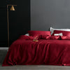Beauty 25 Momme Mulberry Silk Flat/Fitted Sheet Duvet Cover Set