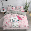 Cartoon Duvet Cover Set Cute Cats 3D Printed | Anna's Linens