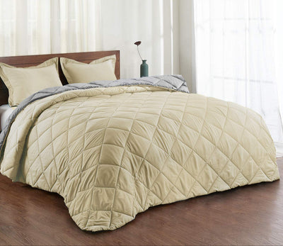 Down Alternative Reversible 3 pcs Comforter Set | Anna's Linens