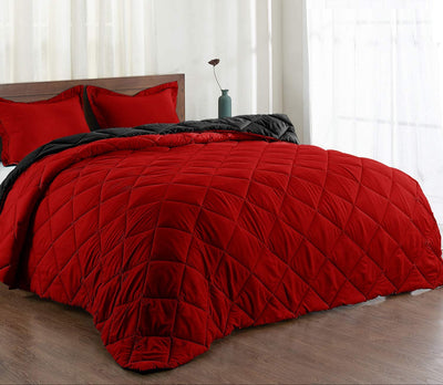 Down Alternative Reversible 3 pcs Comforter Set | Anna's Linens
