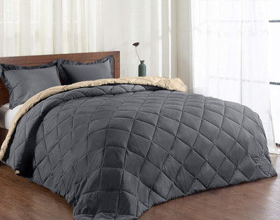 Down Alternative Reversible 3 pcs Comforter Set | Anna's Linens