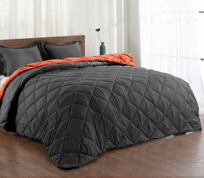 Down Alternative Reversible 3 pcs Comforter Set | Anna's Linens