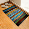 Flannel Entrance Rug Strong Water Absorb Decorative Carpet