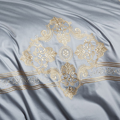 Floral Soft Comfortable Bamboo Fiber Duvet Cover Bedding Set