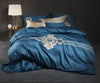 Floral Soft Comfortable Bamboo Fiber Duvet Cover Bedding Set