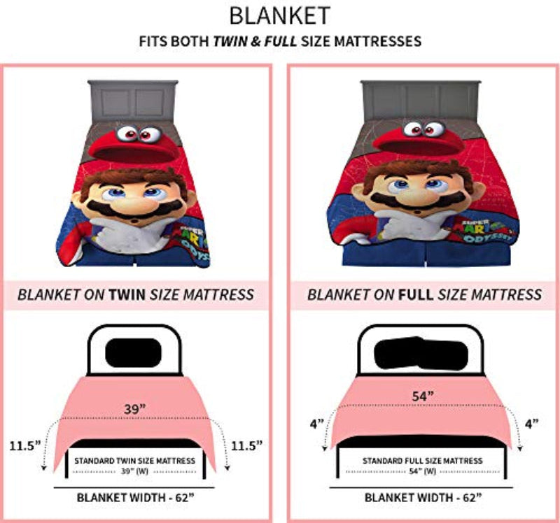 Kids Bedding Soft Plush Blanket Twin/Full Size | Anna's Linens