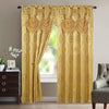 Luxurious Beautiful Curtain Panel Set with Attached Valance & Backing
