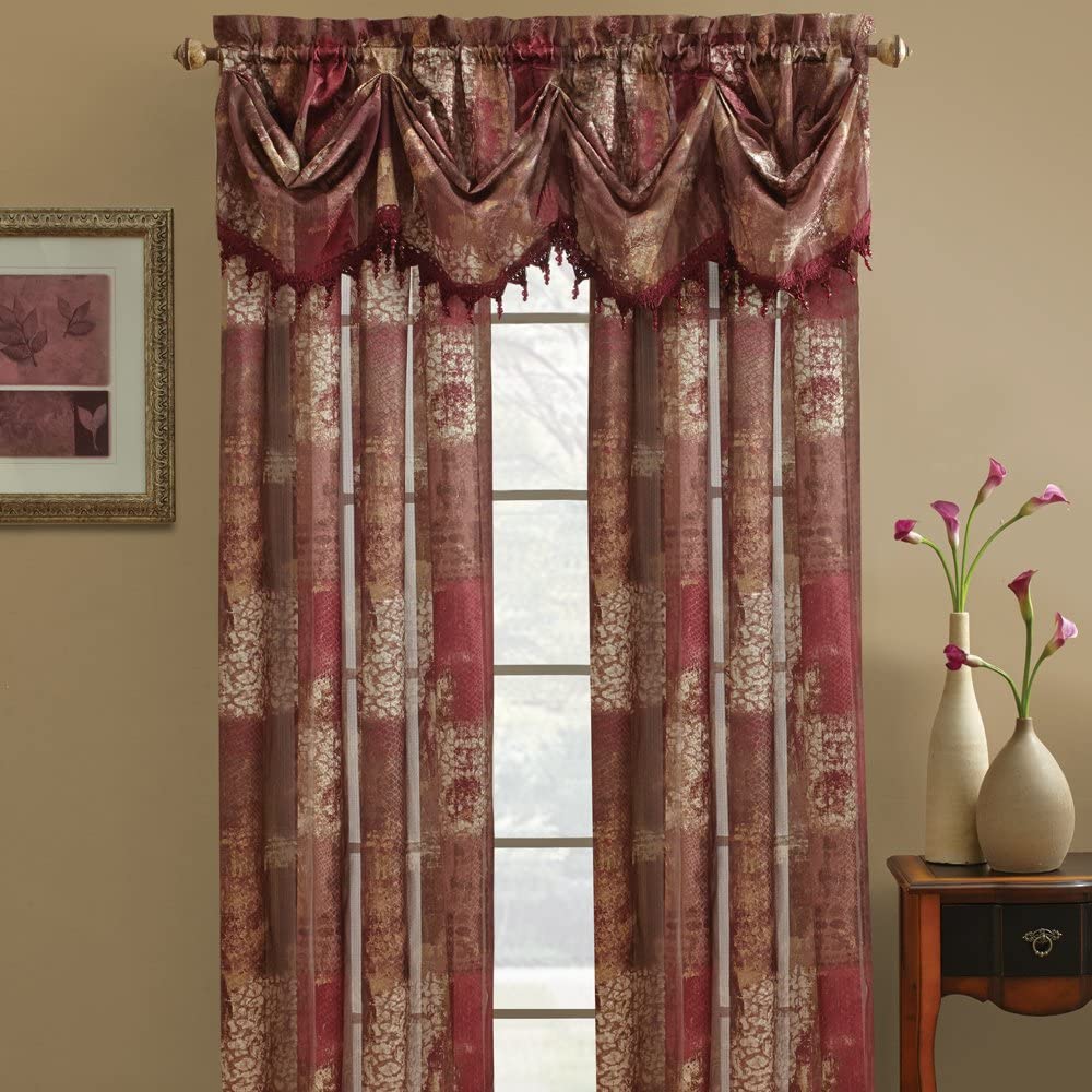 Madagascar Sheer 2 Panels Drapes 84 Inch | Anna's Linens