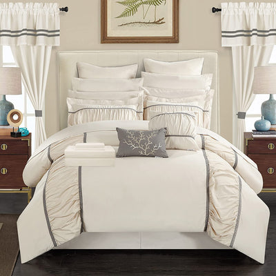 Master Bedroom 24 Piece Bed in A Bag Comforter Set | Anna's Linens