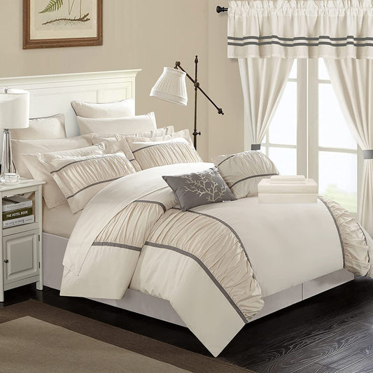 Master Bedroom 24 Piece Bed in A Bag Comforter Set | Anna's Linens