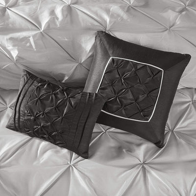 Master Bedroom 24 Piece Room-in-a-Bag Bedding Faux Silk Comforter Set - Anna's Linens Store