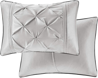 Master Bedroom 24 Piece Room-in-a-Bag Bedding Faux Silk Comforter Set - Anna's Linens Store