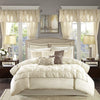 Master Bedroom 24 Piece Room-in-a-Bag Bedding Faux Silk Comforter Set - Anna's Linens Store