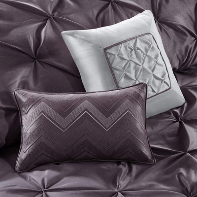 Master Bedroom 24 Piece Room-in-a-Bag Bedding Faux Silk Comforter Set - Anna's Linens Store