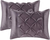 Master Bedroom 24 Piece Room-in-a-Bag Bedding Faux Silk Comforter Set - Anna's Linens Store