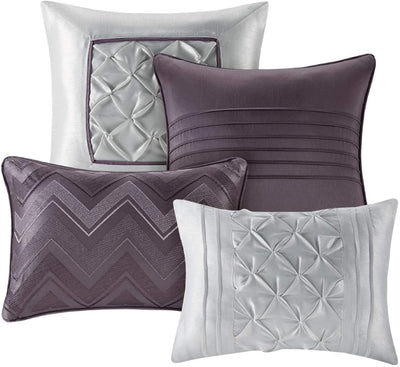 Master Bedroom 24 Piece Room-in-a-Bag Bedding Faux Silk Comforter Set - Anna's Linens Store