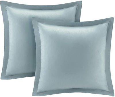 Master Bedroom in a Bag 24 Pcs Faux Silk Comforter Jacquard Set