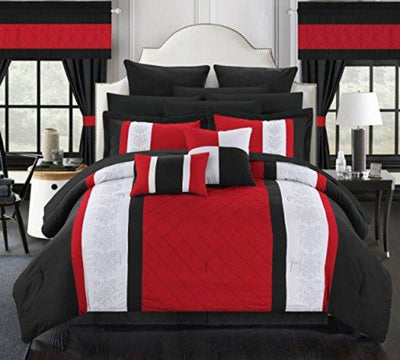 Master Embroidery Sheets, Window Panel Bed in a Bag Comforter Set - Anna's Linens Store