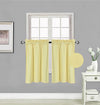 Small Window Treatment Short Curtain Insulated Blackout Drapes