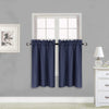 Small Window Treatment Short Curtain Insulated Blackout Drapes