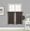 Small Window Treatment Short Curtain Insulated Blackout Drapes