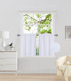 Small Window Treatment Short Curtain Insulated Blackout Drapes