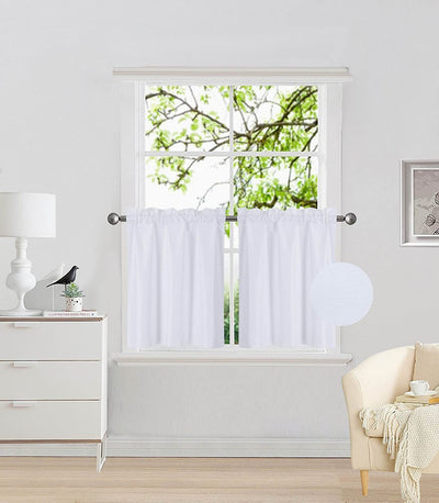 Small Window Treatment Short Curtain Insulated Blackout Drapes
