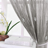 Crystal Beaded Curtain Tassel Curtain - Partition Door Curtain Beaded String Curtain Door Screen Panel Home Decor Divider Crystal Tassel Screen 90x200cm (2 Pack) - Anna's Linens Store