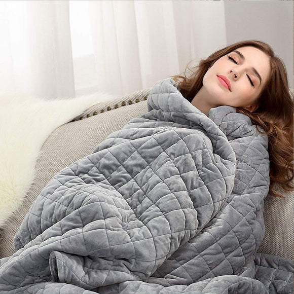 Polyester Weighted Blanket Quilt Sleep Helper - Anna's Linens Store