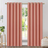 Set of 2 Blackout Window Curtain Treatment Thermal Insulated Drapery Panels - Anna's Linens Store