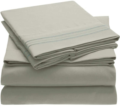 Brushed Microfiber Hypoallergenic 4 pcs Bedsheet Set King Size - Anna's Linens Store