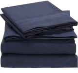 Ensemble de draps hypoallergéniques en microfibre brossée 4 pièces