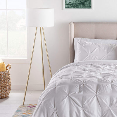White Pinch Pleat