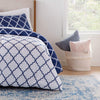 Navy/White Quatrefoil
